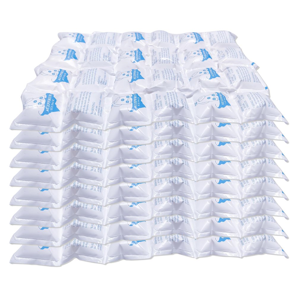 TarppedRock Dry Ice Pack for Shipping Frozen Food, Reusable Ice Packs for Coolers Long Lasting, Flexible Cold Packs Sheets for Lunch Box (8 Large Sheets)