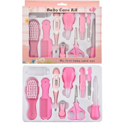 10 PCS Baby Grooming Health Care KIT for Newborns and Toddlers(Pink),Ideal for Travelling & Home Use