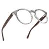 2SeeLife Large Round TR-90 Reading Glasses for Men & Women  Medium-Large Fit, Durable, Spring Hinges, Blue Light Readers, Clear, +0.50 view 1