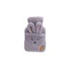 500ml/17.6oz Water-Filled hot Water Bottle Cute Plush Warm Water Bag with Cover Portable hot Water Bag with Hand Pocket view 1