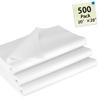 500 Sheets White Tissue Papers, 20'' x 20'' Wrapping Paper Bulk for Gifts, DIY Crafts, Birthday, Theme Party, Holiday Decoration, Paper Flowers Tissues view 1