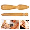2pcs Stick Wood Thai Massage Acupressures Massage Pen Massage Rod Body Massage Stick Point Massager Under Eye Massager Guasha Stone Back Feet Relaxant Handheld Wooden view 3