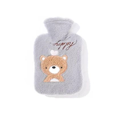 1L Plush hot Water Bottle with Cover Water-Filled Warm Water Bottle Large Hand feet Warmer Cute hot Water Bag for Bed