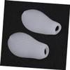 Healvian 4pcs Silicone Little Toe Tubes Protector for Toe Elastic Bunion Sleeve for Comfort and Prevents Calluses and Rubbing for Daily Use view 2