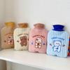 1L hot Water Bottle with Soft Cover for Bed Cute Plush hot Water Bag hot Compress Hand Warmer Bag Warm Water Bottle view 4