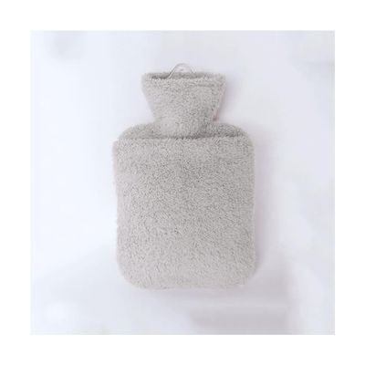 1L hot Water Bottle with Cover Water-Filled Warmth hot Water Bag with Hand Pocket hot Compress Warm Water Bottle for Bed