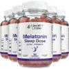 Health Dose Melatonin 6 mg Extra Strength Gummy, Pre-Bedtime Supplement for Restful Sleep, Adults, 90 Gummies, Mixed Berries Flavor, Pack of 5. view 1