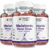 Health Dose Melatonin 6 mg Extra Strength Gummies, Pre-Bedtime Supplement for Restful Sleep, for Adults, 90 Gummies, Mixed Berries, Pack of 3 view 1