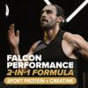 BIRDMAN Falcon Performance Vegan Protein Powder, 31g Protein, 5g Creatine, 5g BCAA, Probiotics, Electrolytes, Pre Workout, Low Carb, Sugar Free & Dairy Free, Plant Based Vanilla Protein - 49 Servings view 3