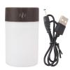 260ml Mini Humidifier,Low Noise Aroma Air Diffuser Humidifier with Colorful LED Night Light Wood Grain USB Design,Desktop Mute Air Purification Cool Mist Humidifier for Home Bedroom(Dark Wood Grain) view 1
