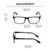 Calabria Viv Collection 2009 Rectangular Blue Light Blocking Reading Glasses +1.00 Green Tortoise Havana Men Women view 2