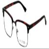 Calabria Viv Collection 257 Square Reading Glasses +3.00 Tortoise Havana Red Gun Metal Men Women view 4