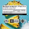 CON-CRET Creatine HCl Powder | Muscle, Cognitive, Cellular Energy Support | No Bloating or Cramps | USA Made & NSF Certified | Pineapple (100 Serving) view 2