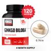 Force Factor Ginkgo Biloba 120mg, Brain Health Supplement for Adults, Maximum Strength Ginko Brain Support and Cognitive Supplement, Vegan, Non-GMO, 120 Capsules view 3
