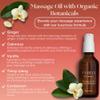 Foria Massage Oil - Organic, Natural Herbal Body Oil with Jojoba - 3.9 Fl Oz view 3