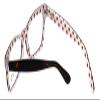 Calabria Viv Collection 870 Square Blue Light Blocking Reading Glasses +2.50 Tortoise Havana White Polka-Dots Women view 4