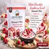 A Blend Above White Chocolate Raspberry Swirl Pie Mix - No-Bake Desserts, All Natural, Gluten Free, No MSG - Instant Dessert Mix, Fruit Dip, Bagel Topping, Frosting, Cheesecake Filling - Makes 16 Oz (Pack of 3) view 2