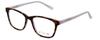 Calabria Viv Collection 878 Square Blue Light Blocking Reading Glasses +1.75 Tortoise Havana Purple Men Women view 1