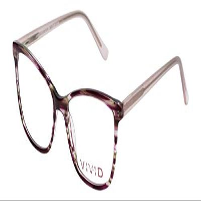 Calabria Viv Collection 893 Cat-Eye Blue Light Blocking Reading Glasses +2.75 Marble Purple Brown Striped Women