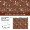 12 Sheet Western Cowboy Wrapping Paper Wild West Horse Bull Cactus Gift Wrap Paper Bulk Folded Flat Funny Art Paper for Birthday Wedding Baby Shower DIY Crafts Gift Packing, 19.7 x 27.6 In view 2