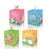 12 Pcs 4 Style Bunny Eggs Treat Boxes with Handles, Easter Gift Boxes with Bunny Chick Egg Patterns, Happy Day Themed Cardboard Treat Boxes for Party Favors view 1