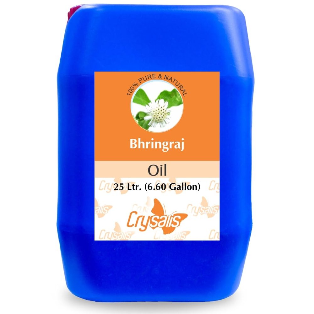 Crysalis Bhringraj Oil Cosmetic Grade (25 L / 845.35 fl oz) - Nourishing Natural Oil for Scalp & Hair Care DIY Formulations