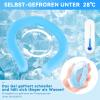 COMFORCE Neck Cooling Tube, Wearable Neck Cooler for Hot Summer, Hands Free Cooling Neck Wrap for Outdoor Workers, Sports, Relief Hot Flashes, Freeze Below 82F(Blue) view 3