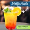 Reli. 12oz Plastic Cups with Lids (150 Pack) view 4