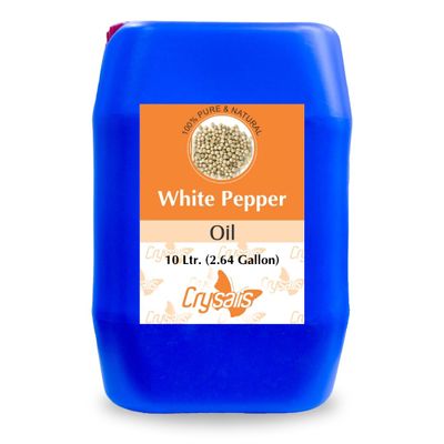 Crysalis White Pepper (Piper Nigrum L) Oil - 338.14 Fl Oz (10L)