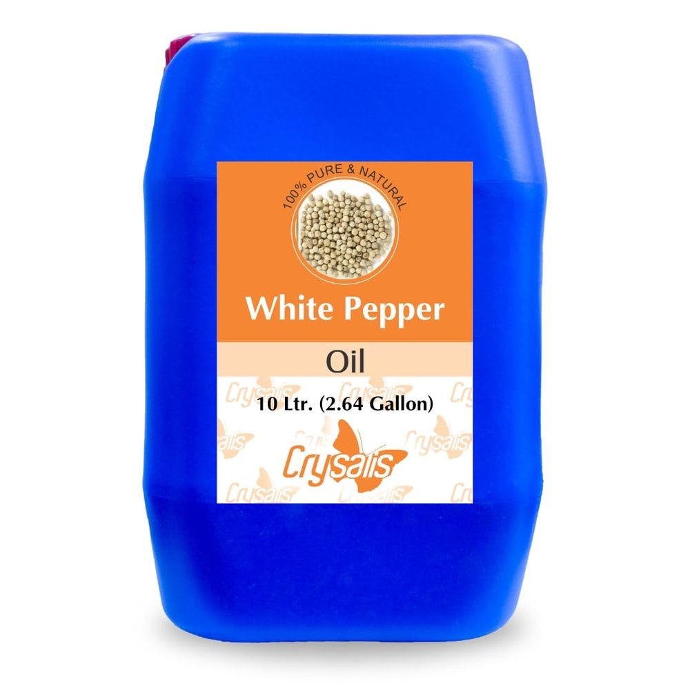 Crysalis White Pepper (Piper Nigrum L) Oil - 338.14 Fl Oz (10L)