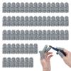 60 pcs Finger Cots Cut Resistant Protector Cut-Resistant Finger Covers, Anti-Cut Fingertips Finger Protection Cots for Peaked Tools DIY Working Building Kitchen Cutter Cooking, Breathable & Reusable view 1