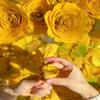 Ginkgo Leaf Rose Bouquet, Handmade Bouquet for Living Room Decoration, Handicraft Ginkgo Dried Flowers as a Gift to Friends, Natural Bouquet Decoration view 3