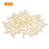 MECCANIXITY 100Pcs Mini Ribbon Bow Mini Fabric Satin Ribbon Flower Bows for Craft DIY Sewing Wedding Birthday Party Light Yellow view 3