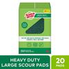 Scotch Brite's Heavy Duty Industrial Sized Scour Pads (20ct.), Green view 2