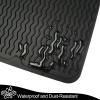 FWUNYVN CPAP Silicone Protector Mat, Waterproof Mat,Shock Absorption Nightstand Protector Mat Reducing Noise, Non-Slip Protective Pad Ensure CPAP Machine Stays Stable On CPAP Nightstand,Black view 4