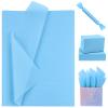AORZIT Light Blue Tissue Paper 80 Sheets Light Blue Wrapping Tissue Paper Bulk 14x20 Inch Blue Tissue Paper for Gift Bag Packaging Moving Supply Baby Shower Birthday Party Decor DIY Crafts view 1
