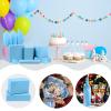 AORZIT Light Blue Tissue Paper 80 Sheets Light Blue Wrapping Tissue Paper Bulk 14x20 Inch Blue Tissue Paper for Gift Bag Packaging Moving Supply Baby Shower Birthday Party Decor DIY Crafts view 2