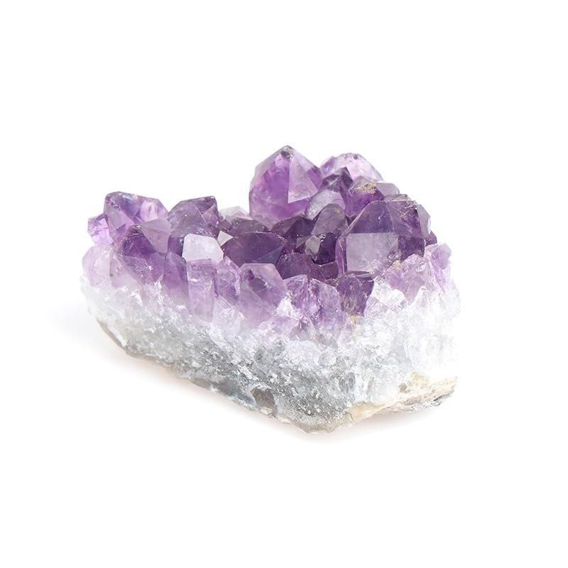 10-50g, Natural Amethyst Cluster, Quartz Crystal Mineral Healing Stone, Home Decoration, Reiki polishing Crafts (Color : Small)