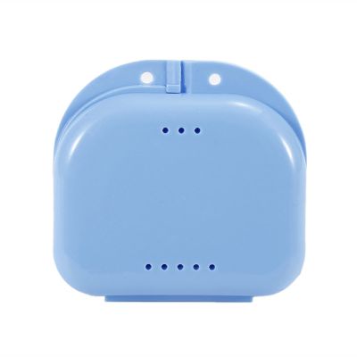 Denture Bath Box Organizer Dental False Teeth Appliance Container Storage Boxes Dentures Cleaner Denture Bath Storage Box Case (Color : A) (D)