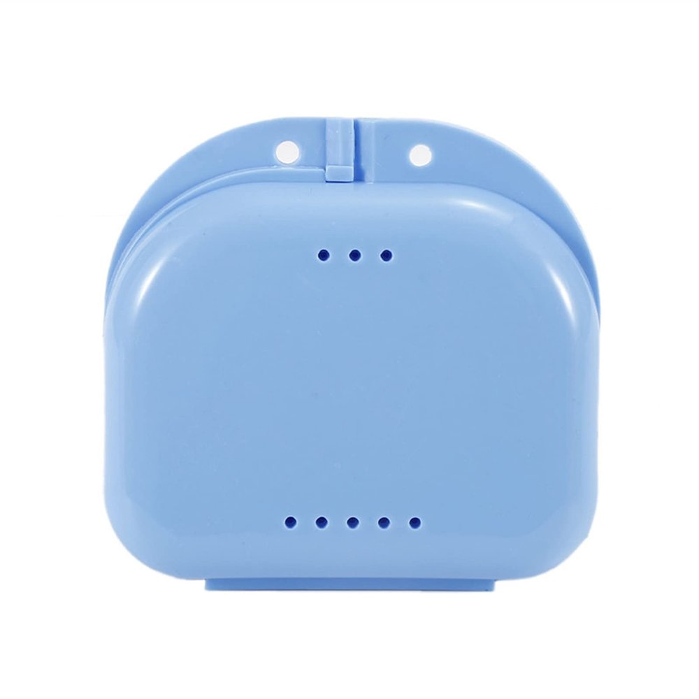 Denture Bath Box Organizer Dental False Teeth Appliance Container Storage Boxes Dentures Cleaner Denture Bath Storage Box Case (Color : A) (D)
