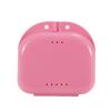 Denture Bath Box Organizer Dental False Teeth Appliance Container Storage Boxes Dentures Cleaner Denture Bath Storage Box Case (Color : A) (D) view 2