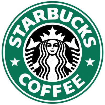 Cakecery Star Coffe Bucks Fans Edible Cake Topper Sheet Image Print Round
