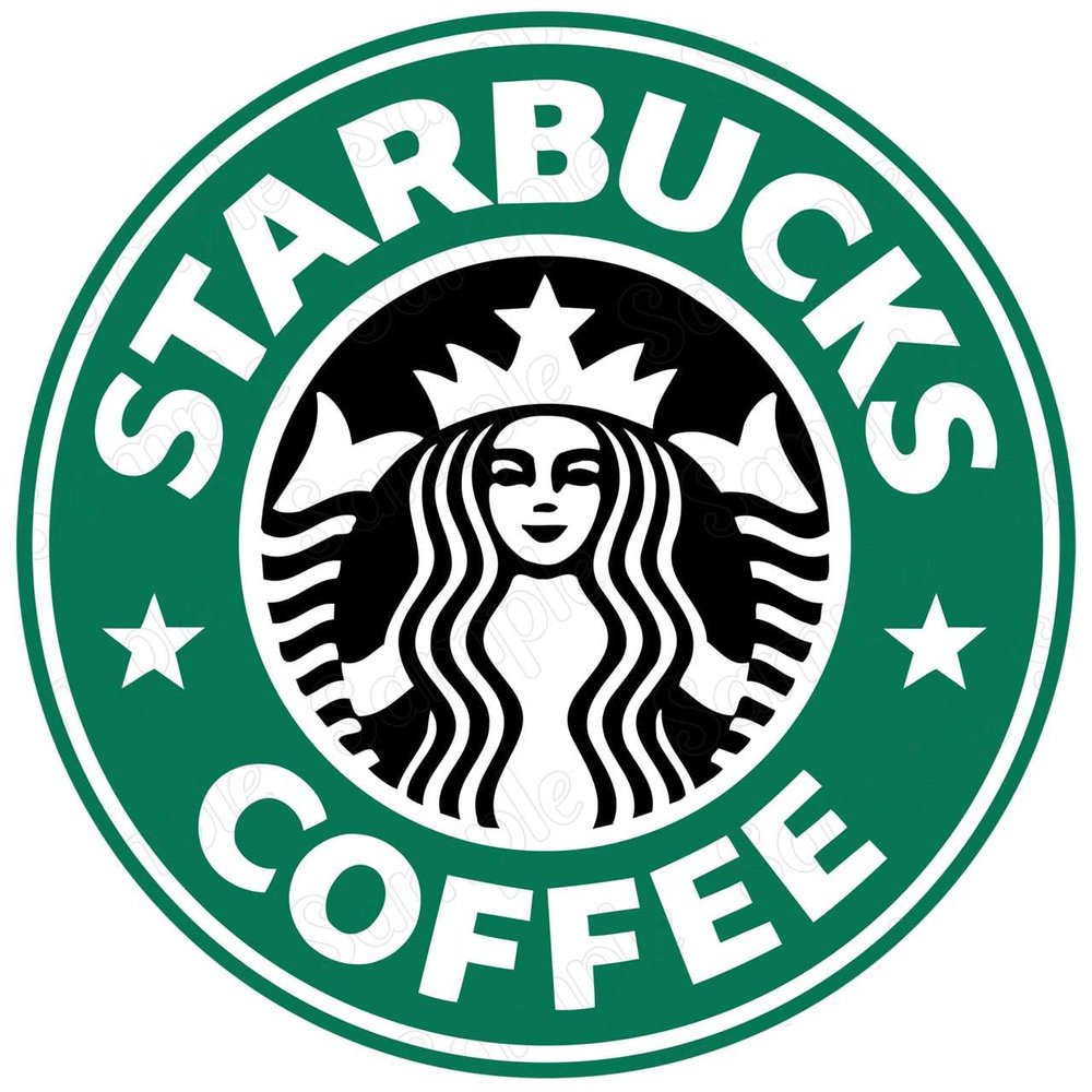 Cakecery Star Coffe Bucks Fans Edible Cake Topper Sheet Image Print Round