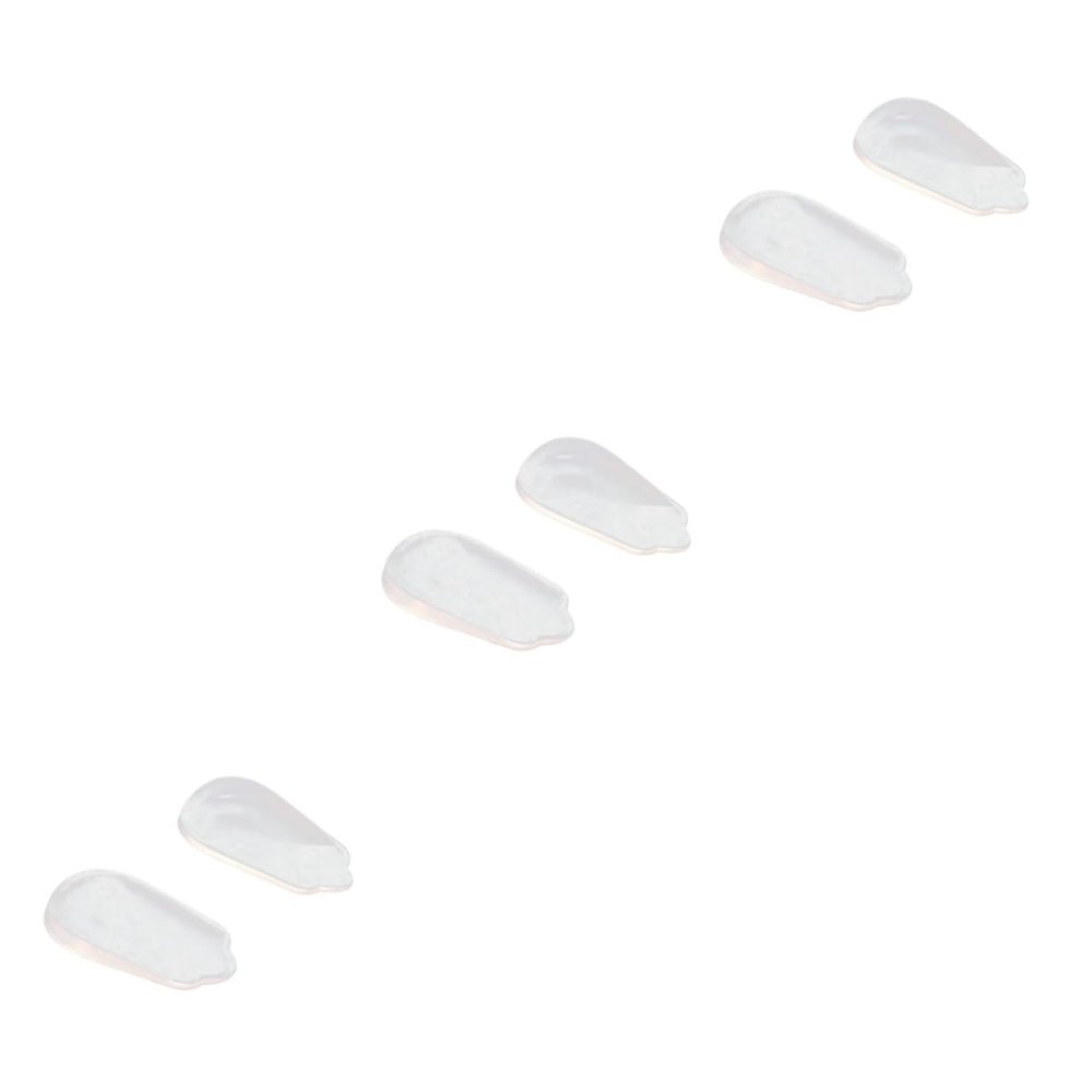 Healvian 3pairs Silicone Heel Pads for Achilles Tendonitis Orthotic Insoles Lift Inserts for o x Legs Correction