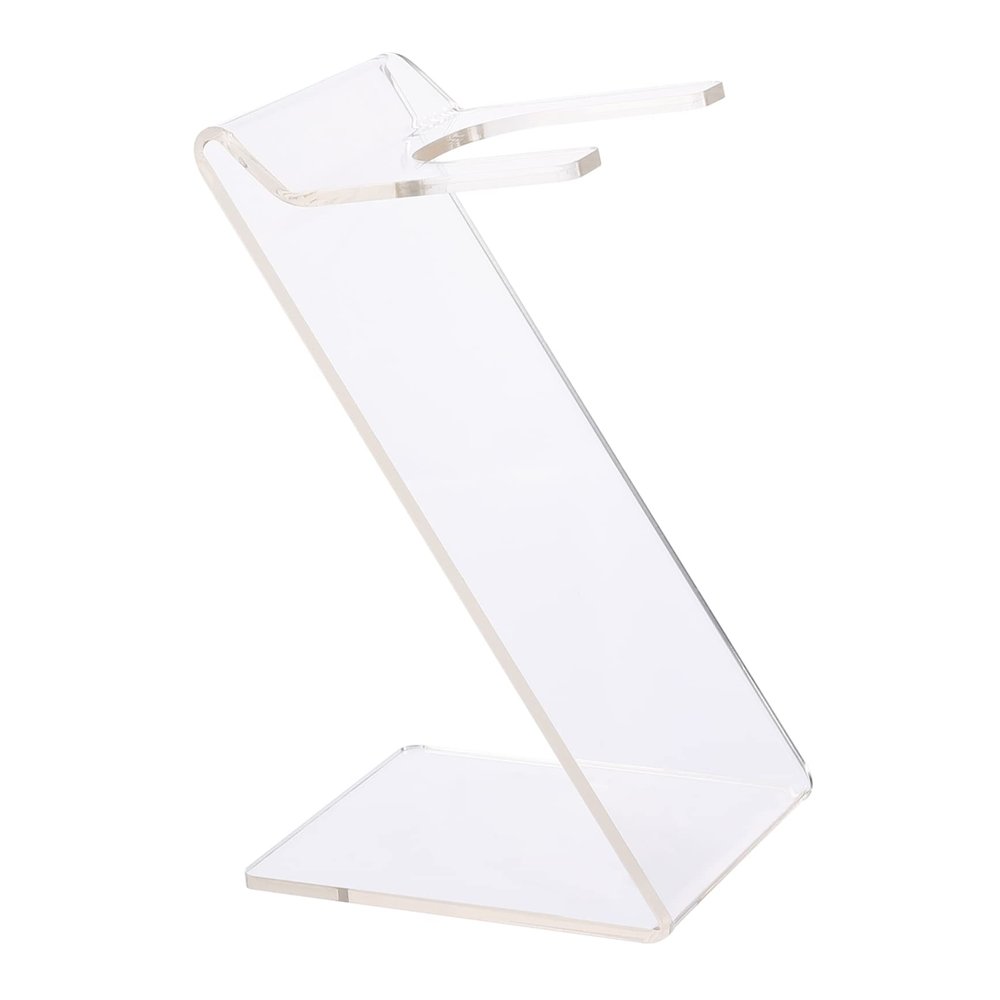 balacoo Hair Dryer Rack for Desk Glass Hair Dryer Holder Bathroom Supplies Sturdy Storage Bracket