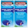 Betadine Sore Throat Relief Gargle, 8 Oz, Fast Acting Antiseptic with Povidone-Iodine 0.5%, Sore Throat Medicine, Mint Flavor (Pack of 2, Golden Brown) view 1
