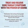 Betadine Sore Throat Relief Gargle, 8 Oz, Fast Acting Antiseptic with Povidone-Iodine 0.5%, Sore Throat Medicine, Mint Flavor (Pack of 2, Golden Brown) view 3