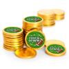 80 Pcs Football Party Candy Favors Chocolate Coins with Gold Foil view 1