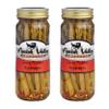 Amish Valley Products Pickled Aspargus Spears Glass Jar Vegetable (Zesty, Two Jar Pack)