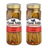 Amish Valley Products Pickled Aspargus Spears Glass Jar Vegetable (Hot, Two Jar Pack) view 1
